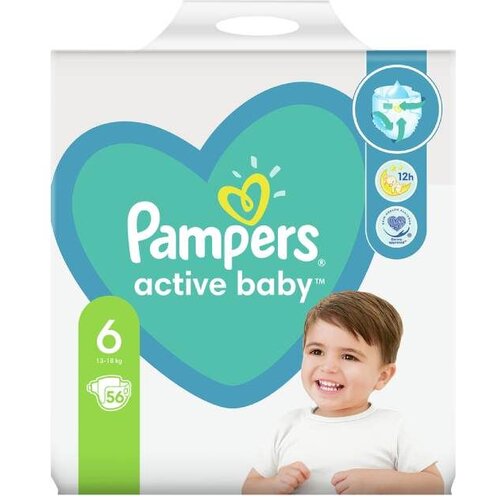 Pampers Active Baby GP 6 56 kom Slike