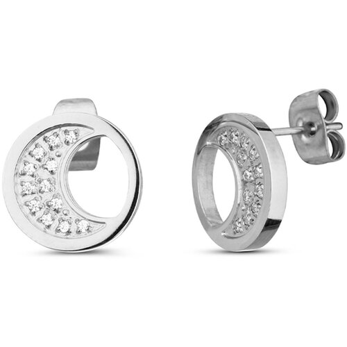 Vuch Moon Silver Earrings Cene