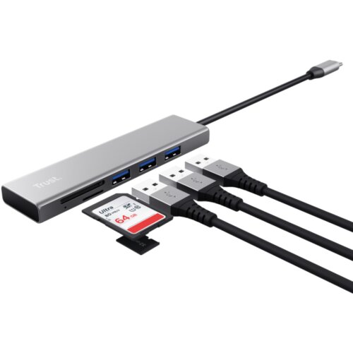 Trust Halyx Hub+čitač kartica USB-C Hub Cijene