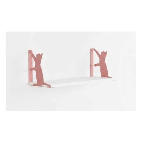 Hanah home Zidna polica Tiger Cat Pink Slike
