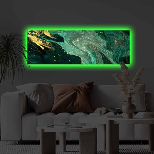 Wallity 3090KTLGDACT - 010 multicolor decorative led lighted canvas painting Cene