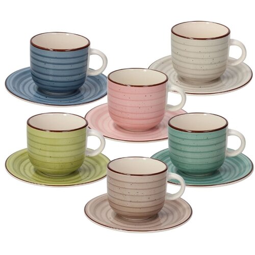 Tognana 6-delni set skodelic Urban Pastel, porcelan, 220 ml Slike