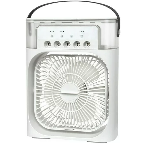 PROKLIMA Namizni ventilator in vlažilnik zraka Proklima (USB 2.0, 9 x 21 x 26 cm, bel)