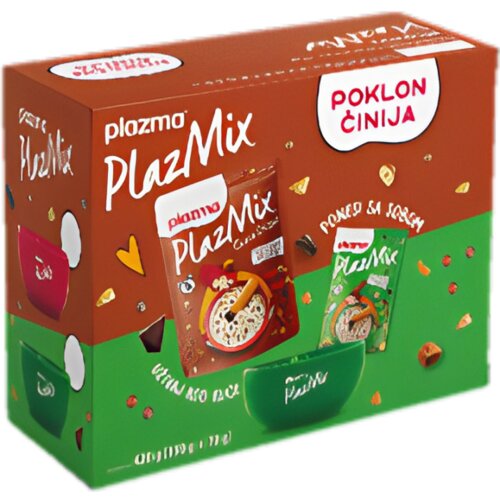 PLAZMA plazmix le&amp;scaron;nik 70g + plazmix coco crips 350g + činija Slike