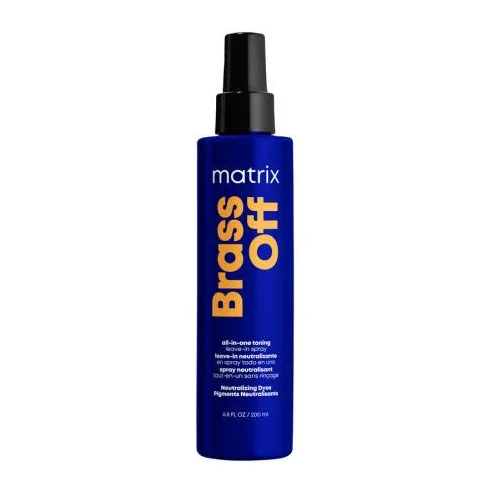 Matrix Brass Off All-In-One Toning Leave-In Spray njega kose bez ispiranja 200 ml za ženske