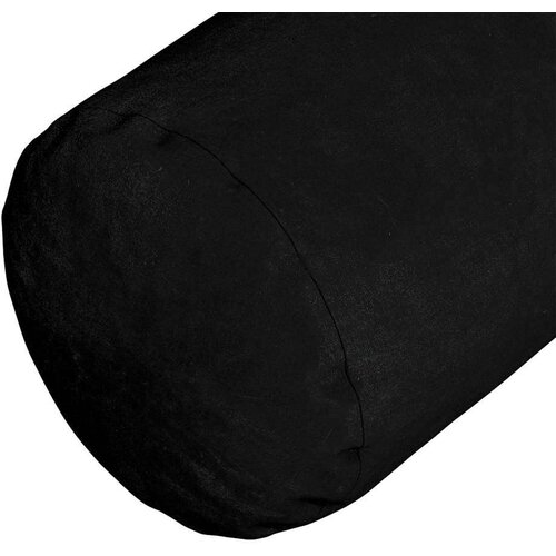VidaXL valjkasti jastučići 2 pcs crna &amp;Oslash; 25 x 70 cm mikrofiber tkanina Slike