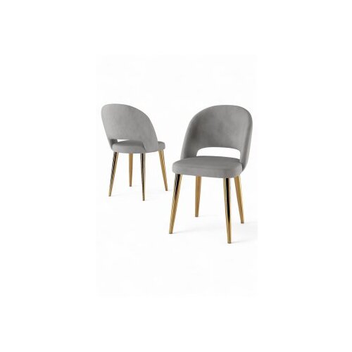 Hanah home set stolica (6 komada) pane grey gold Slike
