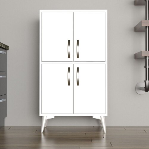 Woody Fashion MDL0201 White Multi Purpose Cabinet Cene