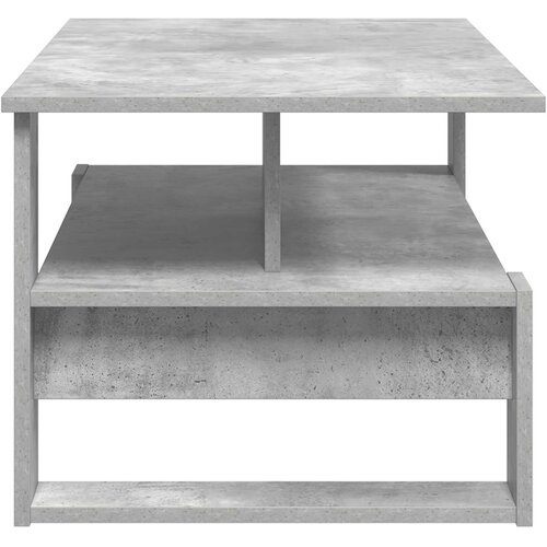  Kava Stol Betonski sivi 90 x 50 x 40 cm Konstruirano drvo Slike