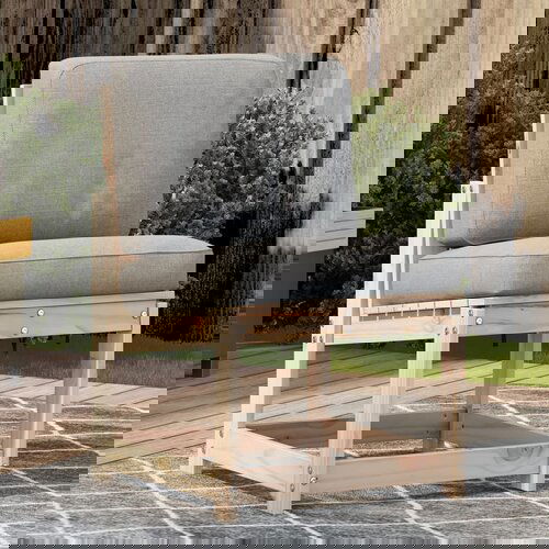 VidaXL Vrtna stolica 50 5 x 55 x 77 cm od masivne borovine Slike