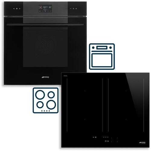 Smeg ugradbeni set ploča SIM3644D + pećnica SOP6102TB3 (SET1) Cene
