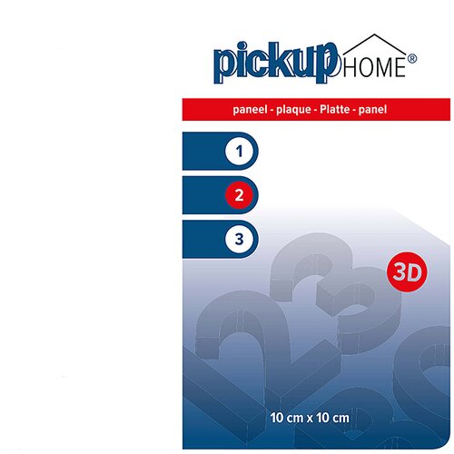 X 3D Home Pločica s oznakom (D &amp;Scaron;: 10 10 cm, Bijele boje) Slike