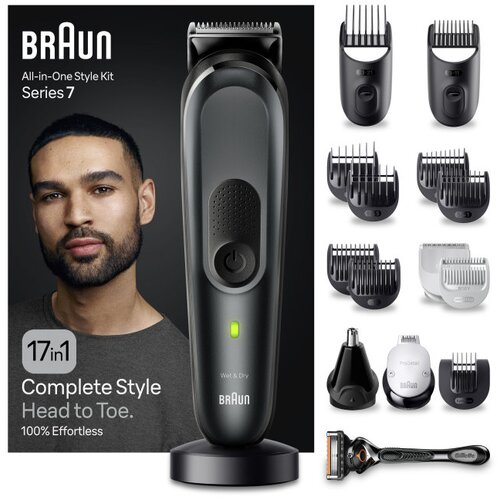 Braun series 7 7491 all-in-one style kit 17-u-1 za bradu, kosu i tijelo Cijene