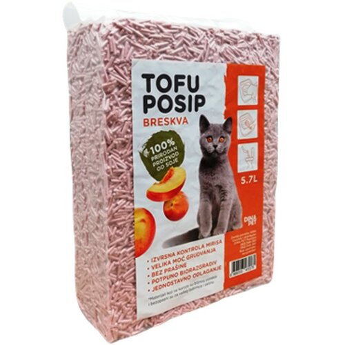 tofu posip sa mirisom breskve 5.7l Slike