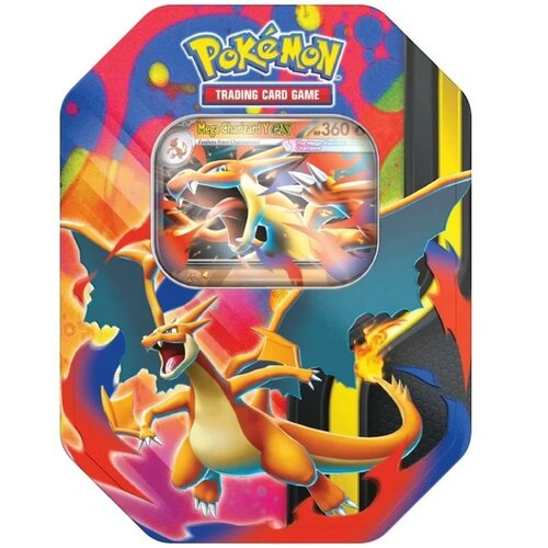Asmodee Pok&eacute;mon TCG: Mega Charizard Tin komplet kartic v kovinski &scaron;katli v dveh različicah 1 kos Cene