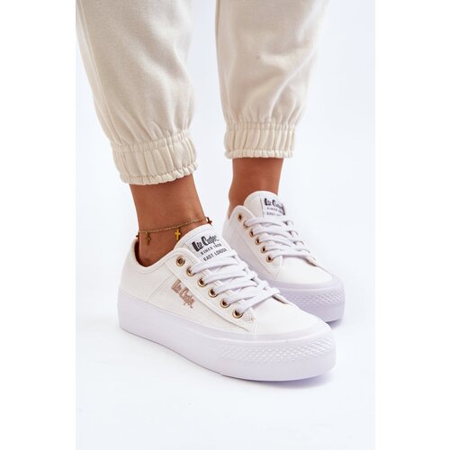 Kesi Women's Lee Cooper Platform Sneakers White Cene