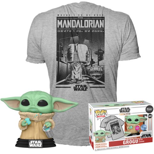 Funko POP & TEE: MANDO - GROGU W/COOKIE Cijene