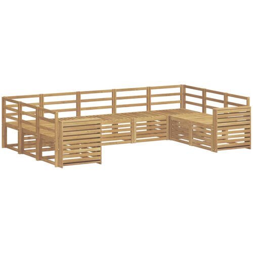  Setovi sofa Čvrsto drvo akacije Smeđa 304 x 189.5 x 73 cm Slike