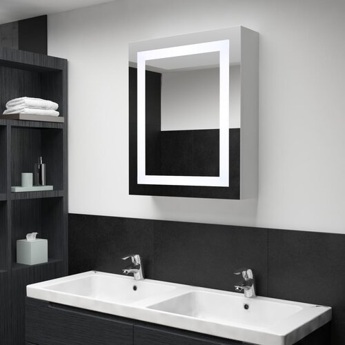 Furnova LED kopalniška omarica z ogledalom 50x13x70 cm, (21947419) Cene