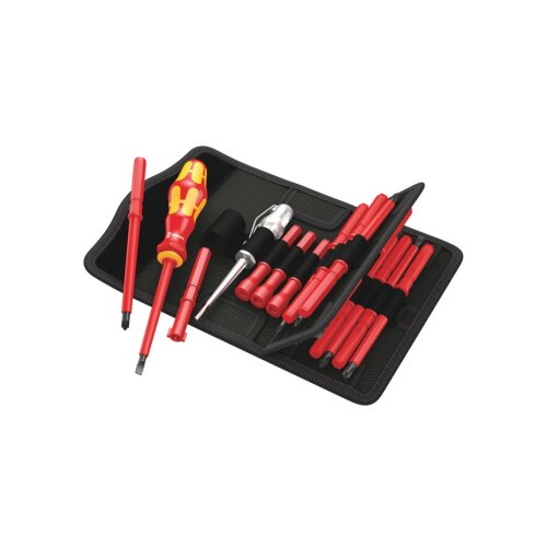 Wera odvijač električarski izolovan 1000V sa izmenljivim vrhovima set VDE Universal 1 18/1 05003471001 Slike