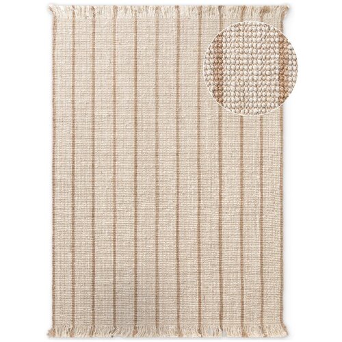 Elle Decoration Kremno bela ročno tkana preproga iz jute 160x230 cm Harvest Sierra &ndash; Cene