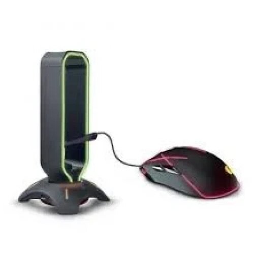 Rampage Nosač za slu&scaron;alice RM-H66 RGB crni 33543 Cene