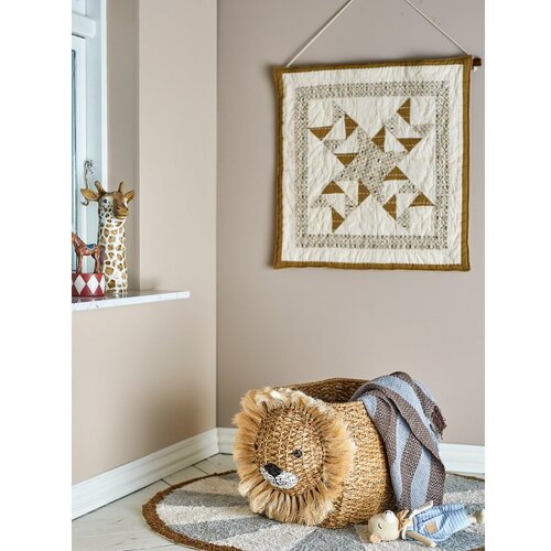 Bloomingville Mini Otro&amp;scaron;ka &amp;scaron;katla za shranjevanje iz protja v naravni barvi 52x32x36 cm Harrison &amp;ndash; Slike