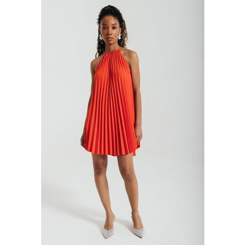 Legendww ženska  plisirana narandžasta haljina 5663-7675-38 Cene