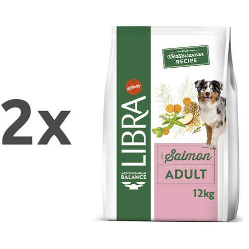 Libra Dog Adult - losos 2 x 12 kg Cene