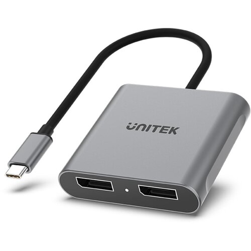 Unitek V1404A Adapter USB-C na 2x port DP 1.4 8K 60Hz Cene