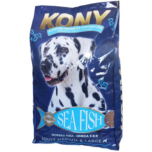KONY Hrana za pse SUHA MORSKA RIBA 7kg Cijene