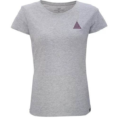 2117 APELVIKEN - women's t-shirt with short sleeves - Gray melange