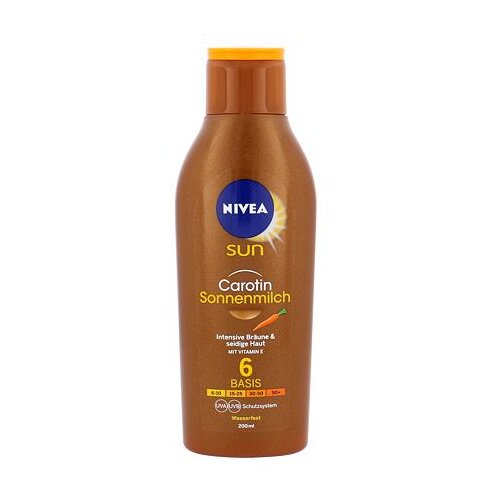 Nivea sun carotin SPF6 mlijeko za postojan ten 200 ml Slike