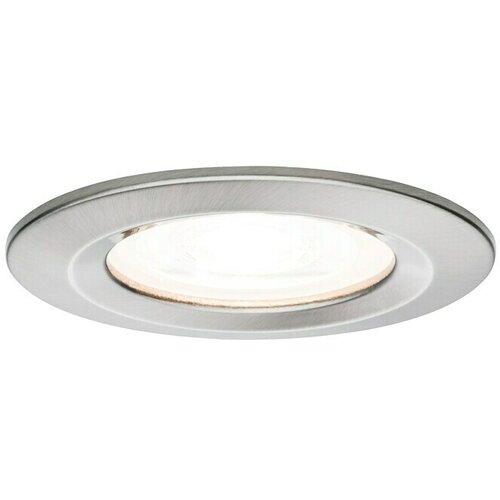 PAULMANN Set ugradbenih LED svjetiljki Nova (6,5 W, Srebrna, 3 Kom., Topla bijela, Promjer: 7,8 cm, IP44) Slike
