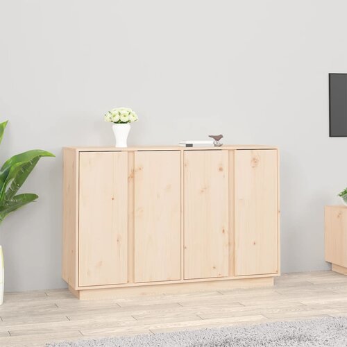 The Living Store Komoda 120x35x80 cm trdna borovina - Komoda, (21836161) Cene