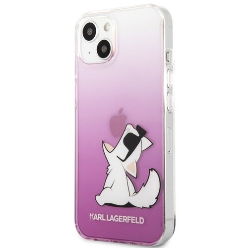 Karl Lagerfeld Ohi&scaron;je za Apple iPhone 14 Plus Choupette Eat, Roza, (21244274) Cene