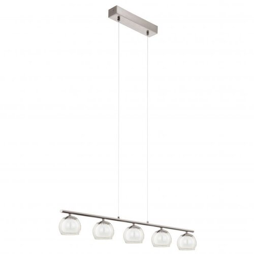 Eglo ascolese visilica/5, led, 5x3,3w, nikl-mat/amber/bijela Slike