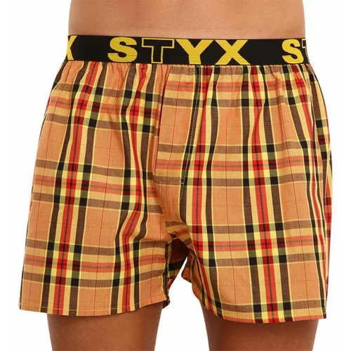 STYX Men's shorts sports rubber multicolor (B921)