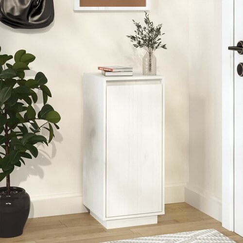 vidaXL Ormarić za cipele bijeli 35 x 35 x 80 cm od masivne borovine Cijene