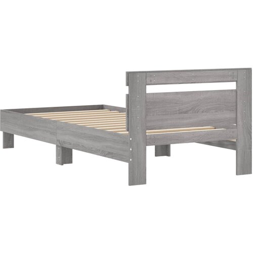  Okvir kreveta s uzglavljem Siva Sonoma 80 x 200 cm Slike