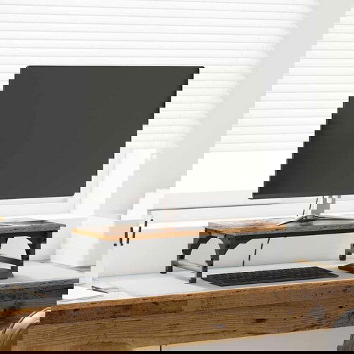 VidaXL Stalak za Monitor Staro drvo 55 x 23 x 14 cm Konstruirano drvo Slike