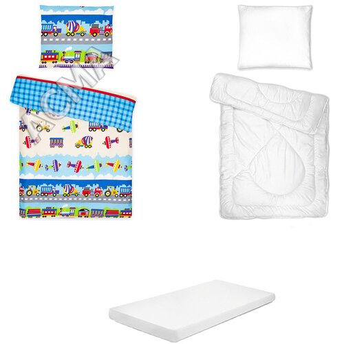  Posteljina set 5 elemenata za krevet 160x80 cm uzorak-20a Slike