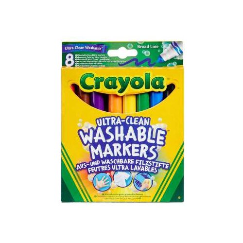 Crayola SIROKI PERIVI MARKERI 8 KOM Slike