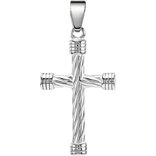 IZMAEL Privjesak na lančiću HO-34548 Cross - Srebrna Cene