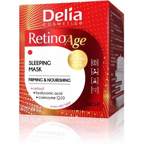 Delia Noćna krema za lice „Maska za spavanje“ RETINO Age 50 ml Cijene