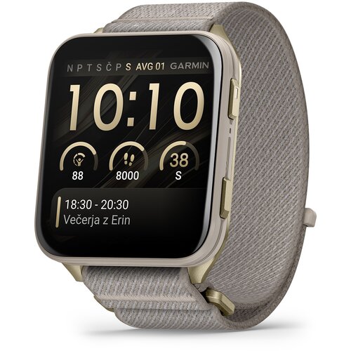 Garmin Venu X1 5.08 cm (2) AMOLED Digital 448 x 486 pixels Touchscreen Gold, Titanium Wi-Fi GPS (satellite) Cijene