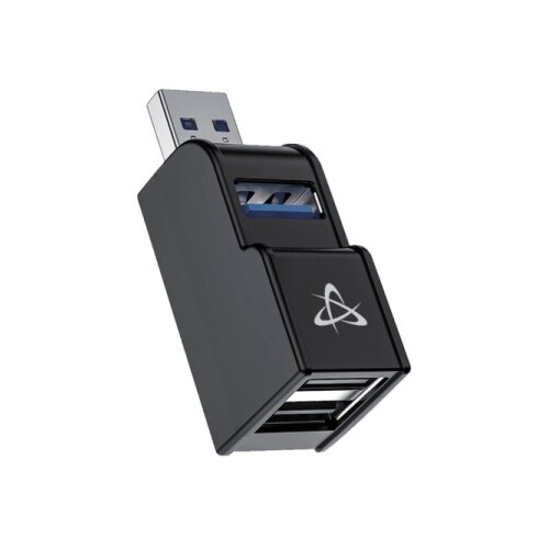 S Box h 606 usb 3 portni hub 3.0 Black Cene