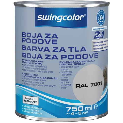 SWINGCOLOR boja za pod 2u1 (750 ml, Svilenkasti mat)