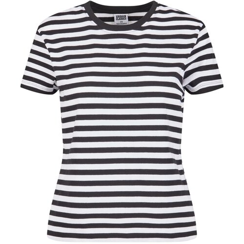Urban Classics Women&amp;#039;s basic striped T-shirt white/black Slike