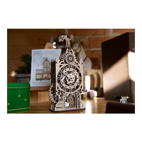 UGEARS 3d mehaničke puzzle: STARI TORANJ SA SATOM ( 1387) Cene